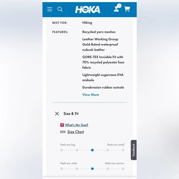 NWOT Hoka Anacapa 2 Low GTX hiking shoes sz 7Y/9W - Picture 7 of 10